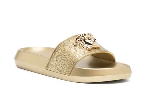 versace slippers dames goud|Versace Slippers for Women .